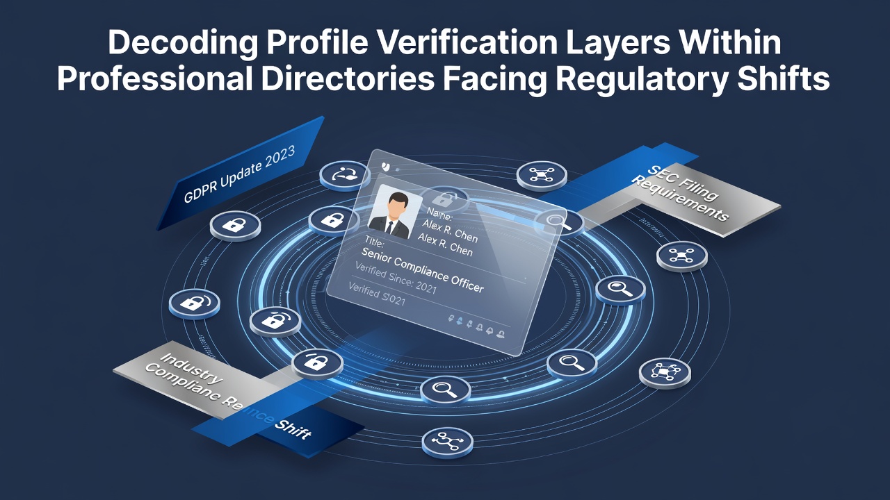 Decoding Profile Verification Layers Within Professional Directories Facing Regulatory Shifts